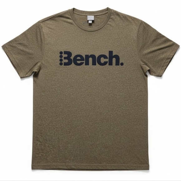 Bench Other - Bench Men’s Heathered Green Graphic T-Shirt Medium NWOT
